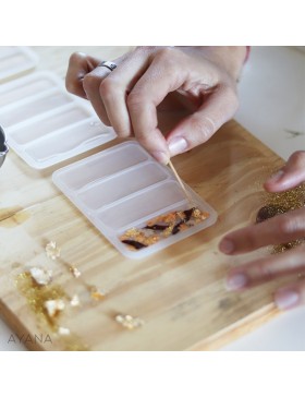 Barrette à cheveux en fleurs stabilisées