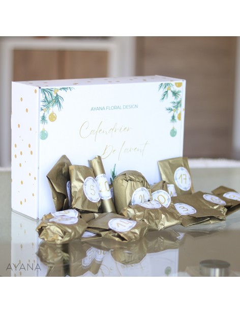 Dried flower advent calendar