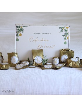 Dried flower advent calendar