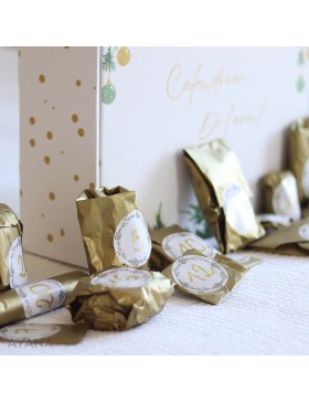 Dried flower advent calendar