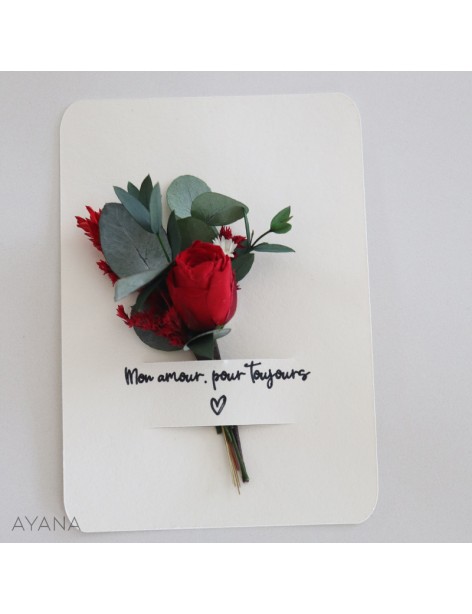 Coffret Saint Valentin fleur