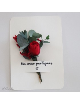 Coffret Saint Valentin fleur