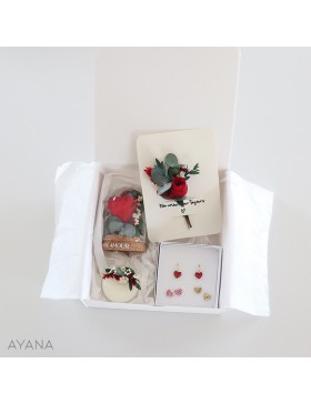 Coffret Saint Valentin fleur