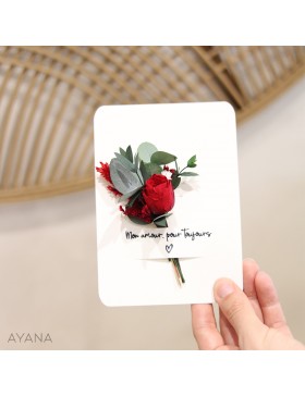 Coffret Saint Valentin fleur