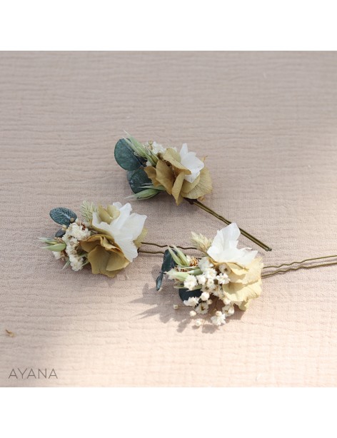 Epingles en fleurs sechees OMBELINE