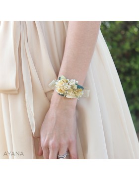 Bracelet fleurs sechees OMBELINE