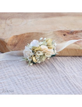 Bracelet fleurs sechees OMBELINE