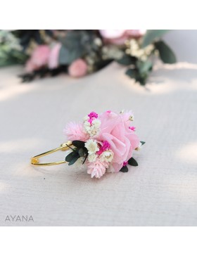 dried flower bracelet