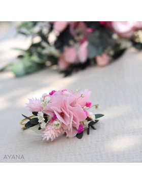 Bracelet fleurs stabilisees LAURANNE