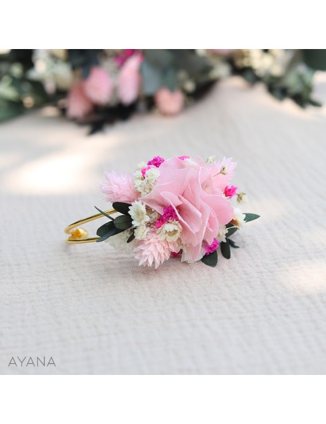 dried flower bracelet