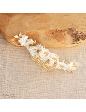 Peignes en fleurs sechees Yaelle
