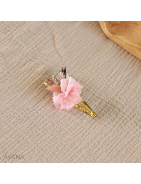 dried flowers hair clip