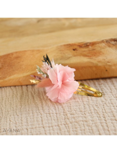 preserved flowers hair clip