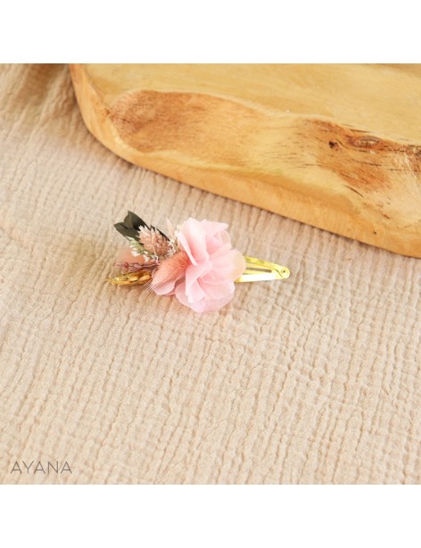preserved flowers hair clip