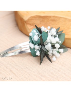 preserved flowers hair clip