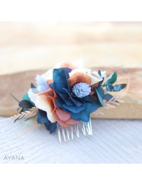 Peigne de fleurs sechees SAMANTHA