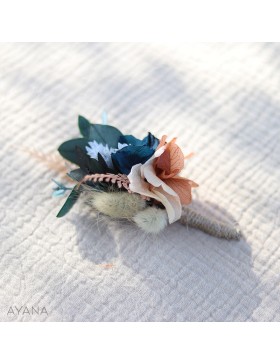 Boutonnieres fleurs stabilisees SAMANTHA