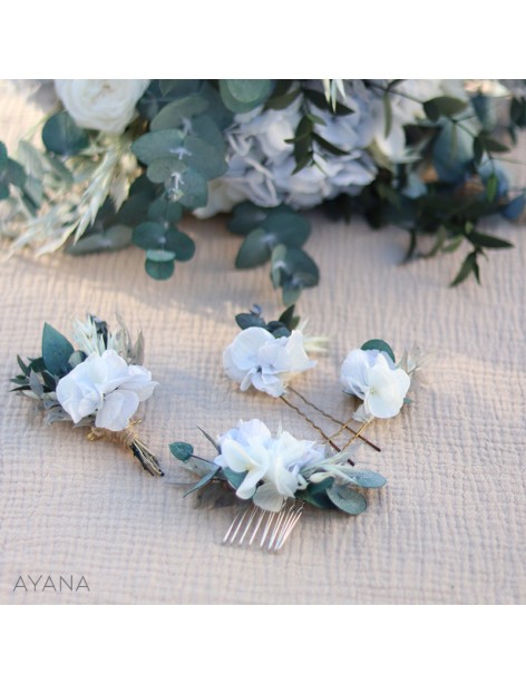 Dried flowers comb