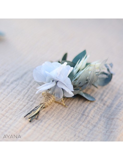 Preserved flowers buttonhole