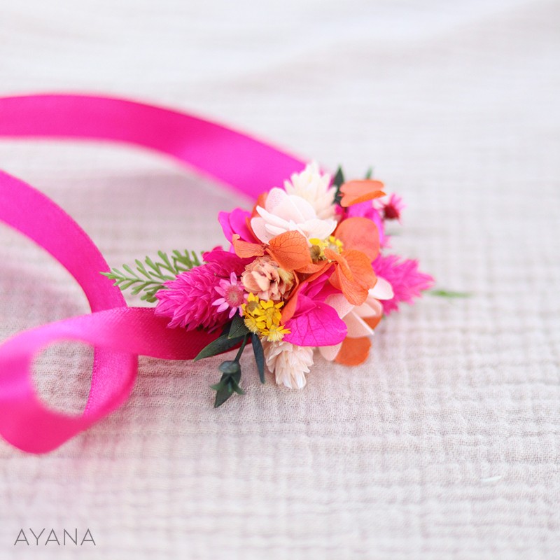 preserved flowers bracelet