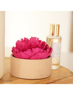 Coffret cadeau fete des meres pivoine papier et parfum ambiance