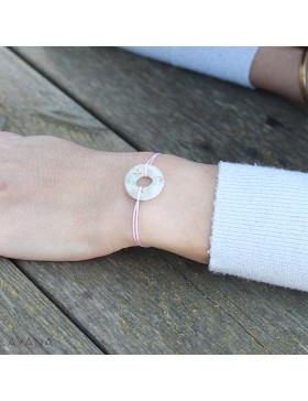 Bracelet resine de fleurs ALEXIA