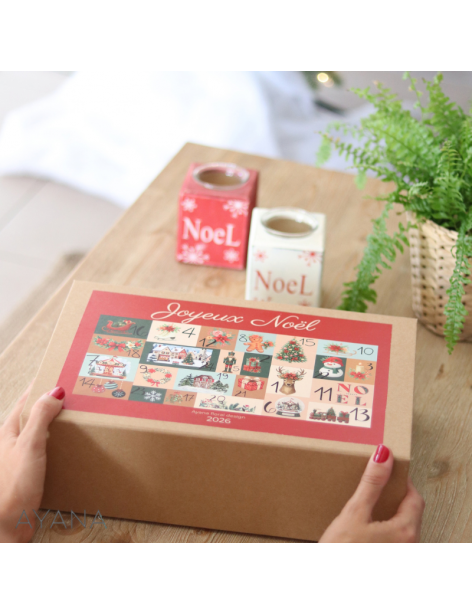 Calendrier avent en fleurs