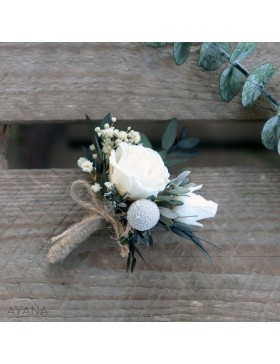 Boutonniere fleurs evidence