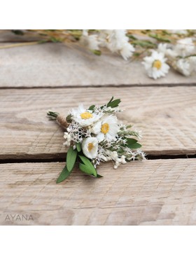 Boutonniere Discretion fleurs