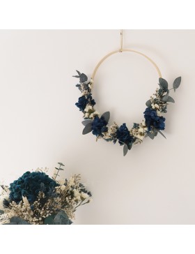 Couronne Classic blue en fleur