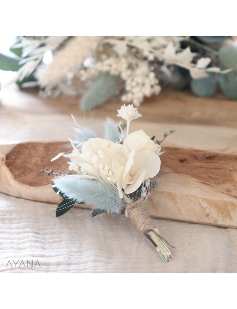 Boutonniere Gourmandise fleurs