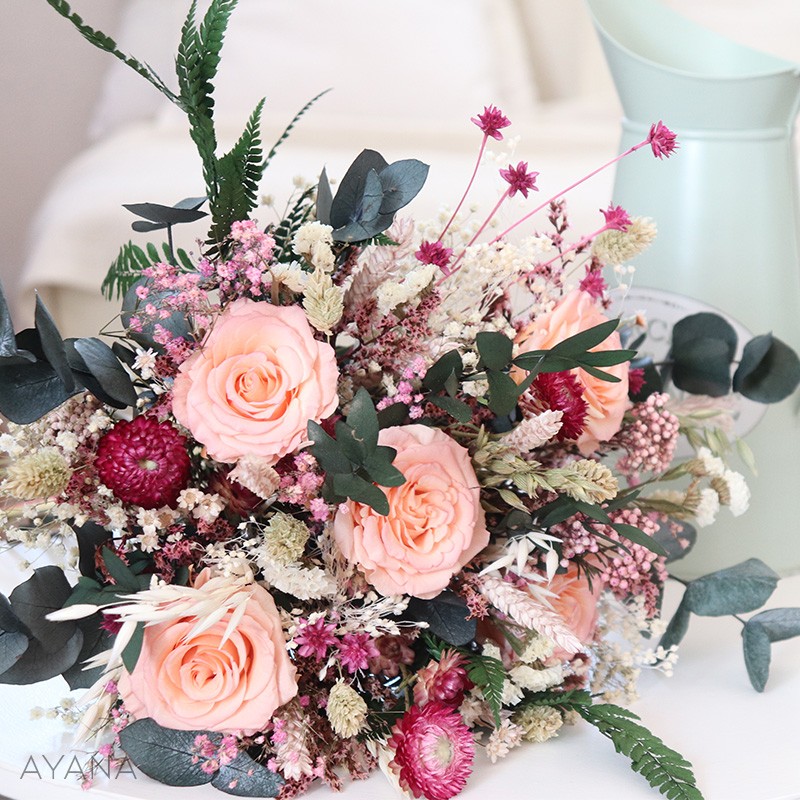 Bouquet Aubagne en fleurs stabilisees Bouquet Aubagne en fleurs stabilisees