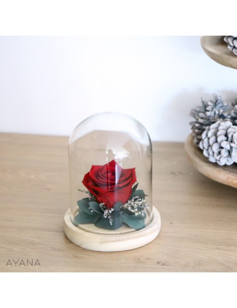 Cloche en fleurs sechees jour de fete