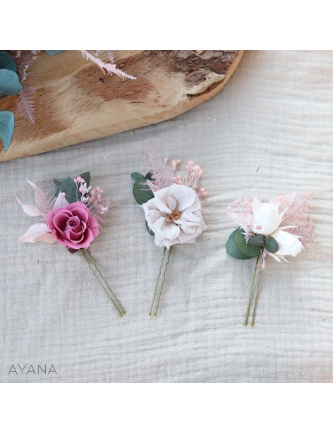 "Rosy" Hairpin