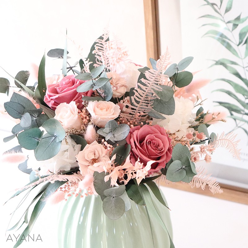 Bouquet en fleurs stabilisees Rocamadour