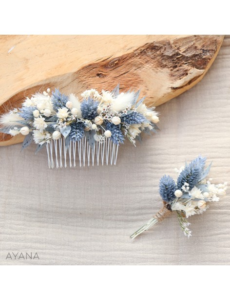 Boutonniere fleurs ODYSSEE