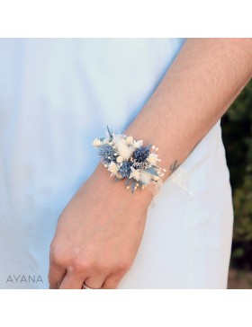 Bracelet en fleurs sechees OCEANE