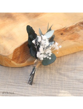 Boutonniere en fleurs sechees LEGERETE