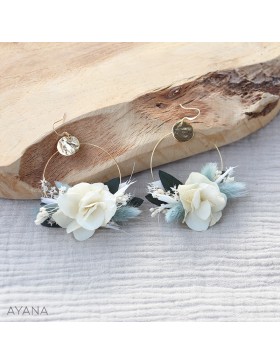 Boucles oreilles en fleurs GIULIANA