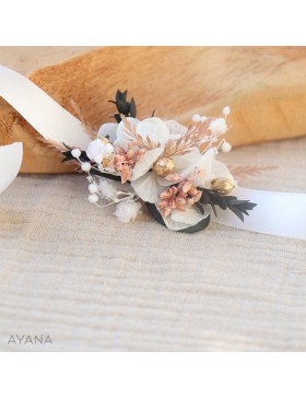 Bracelet en fleurs stabilisees CANDICE