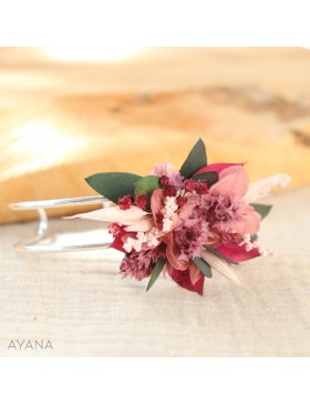 Bracelet en fleurs stabilisees GENA