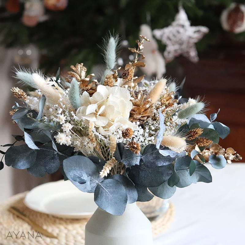 Mini Bouquets De Fleurs Séchées Naturelles, 5~12Cm-12 Lots, Pour Décoration De Mariage, Bouquets