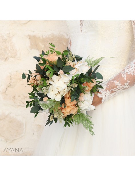 Bouquet fleurs sechees COLLIOURE