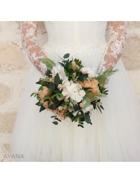 Bouquet fleurs eternelle COLLIOURE