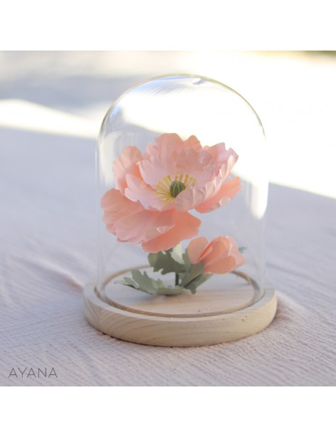 "Poppy" Glass Bell