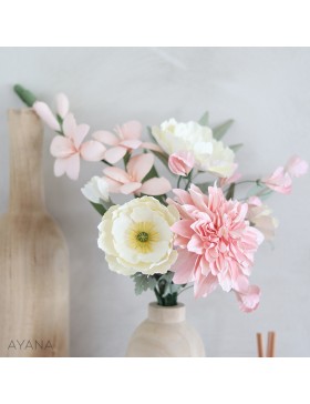 Bouquet de fleur en papier AQUARELLE