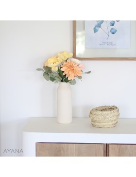 Bouquet de fleurs papier PASTEL