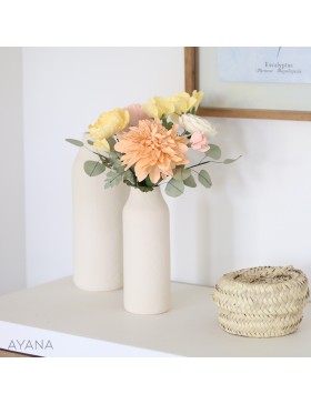 Bouquet de fleurs papier PASTEL