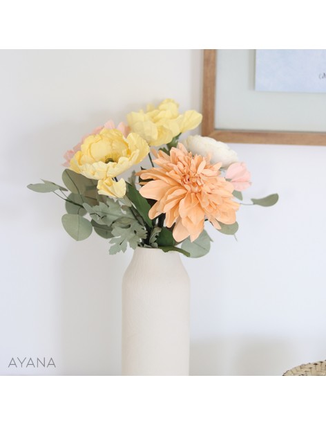 Bouquet de fleurs papier PASTEL Bouquet de fleurs papier PASTEL