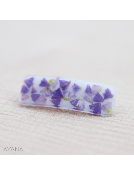 Barrette resine fleurs EMMA Barrette resine fleurs EMMA